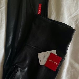 SPANX Faux Leather Leggings